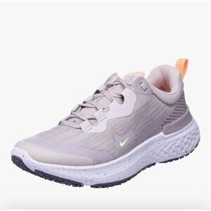 Nike React Miler 2 Shield Mauve Pink Womens Sz 6 Running Shoes Water Resistant